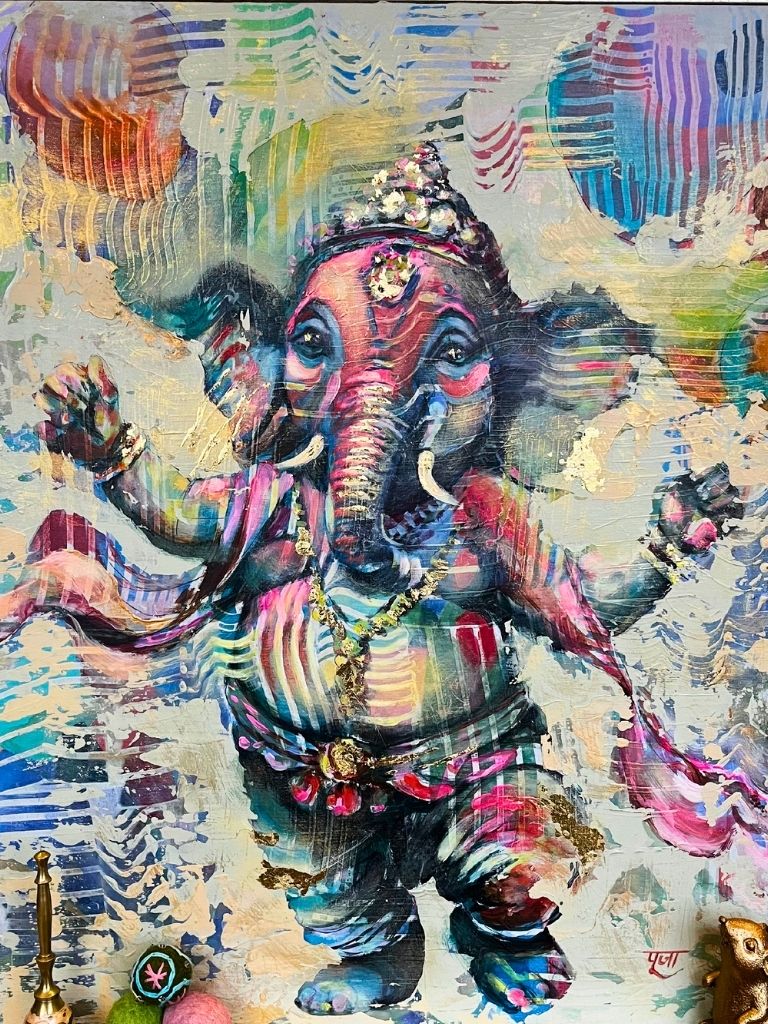 Bal Ganesh 16 X 20 in