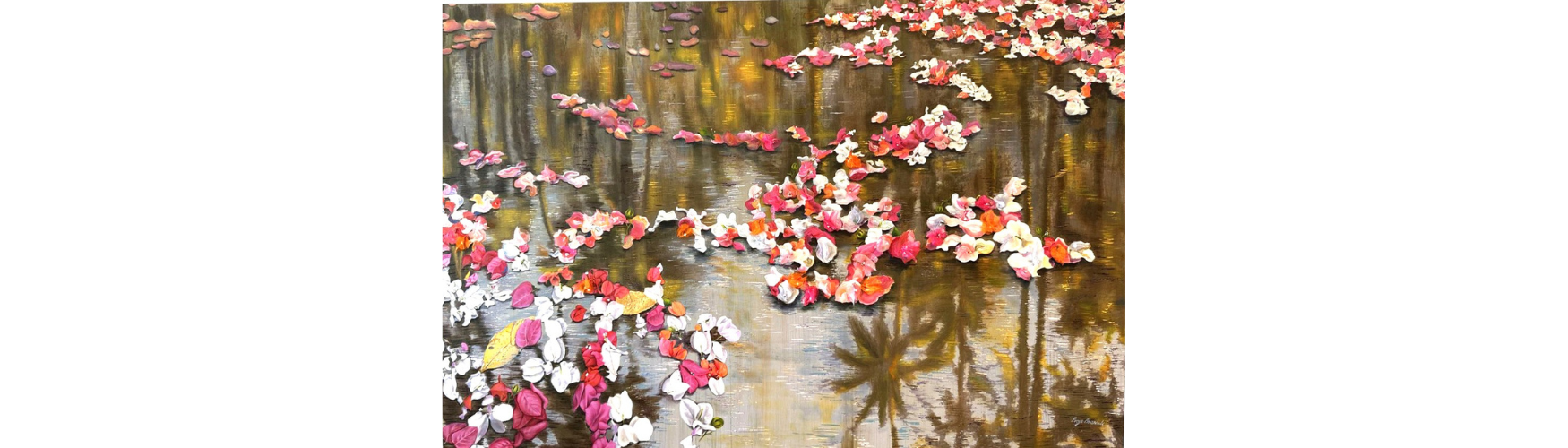 Bougainvillea Reflections