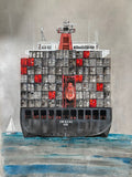 Cargo Ship 24 x 36 in