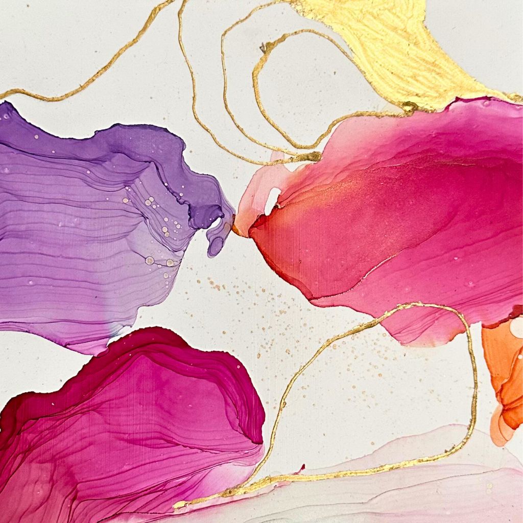 Colour Cascade 2 12 X 12 in