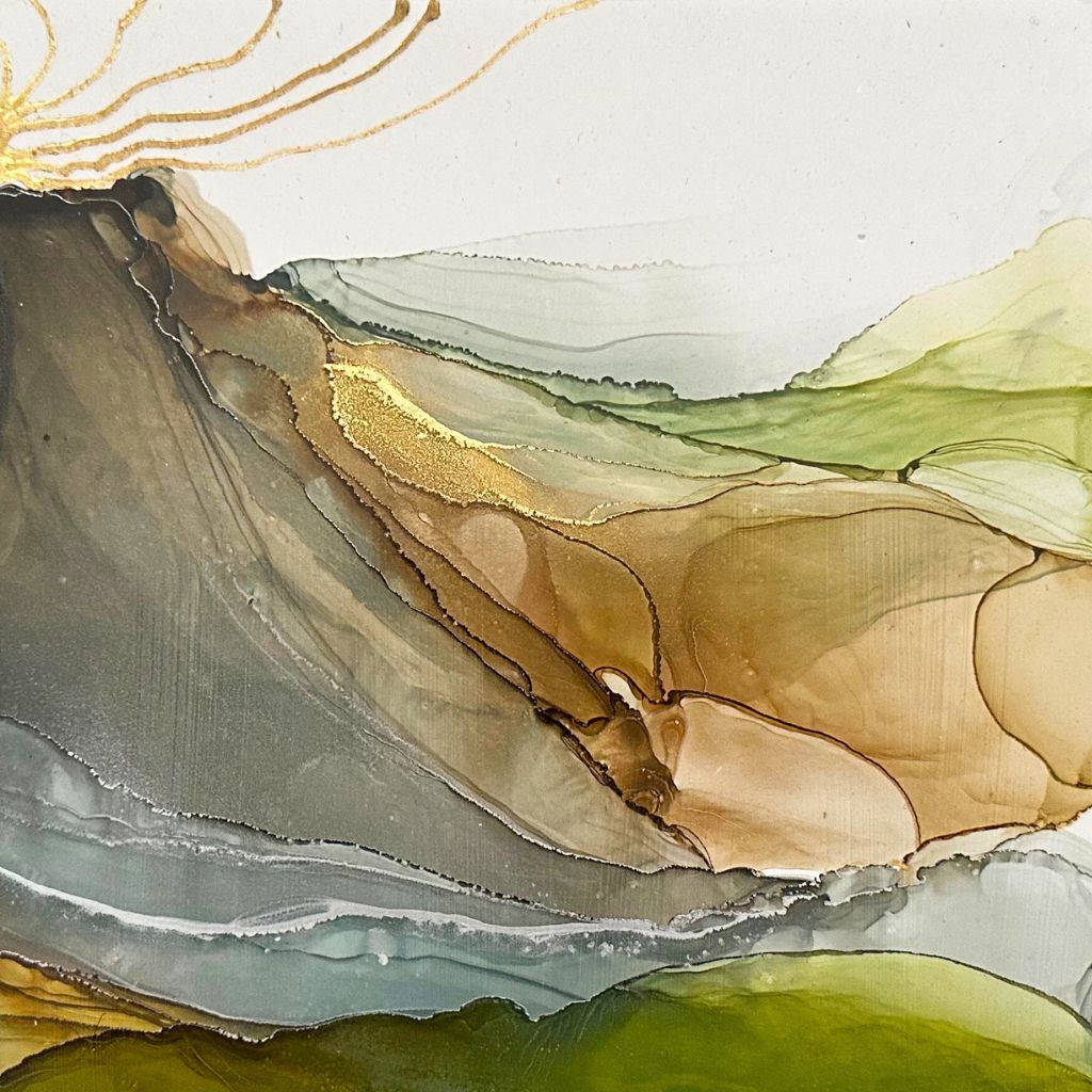 Colour Cascade 3 12 X 12 in