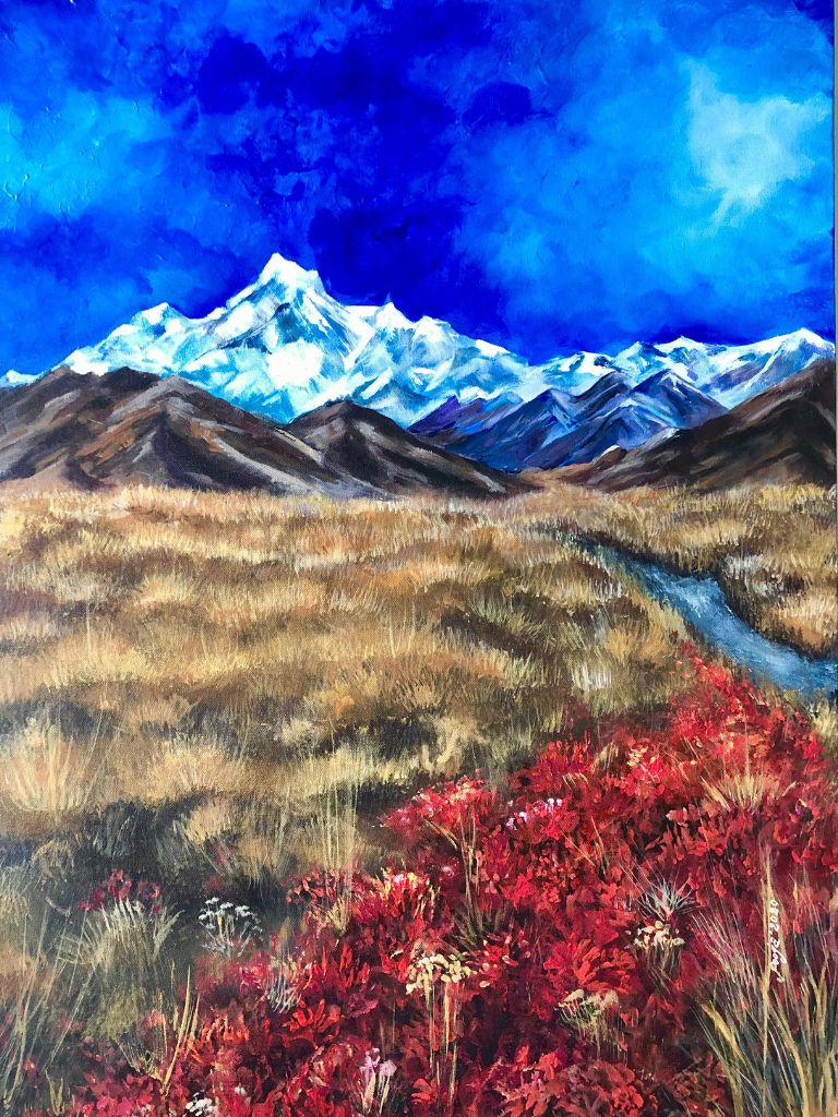 Kanchenjunga 36 x 48 in