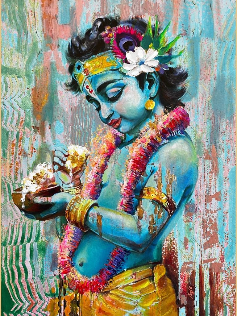 Krishna 18 x 24 in