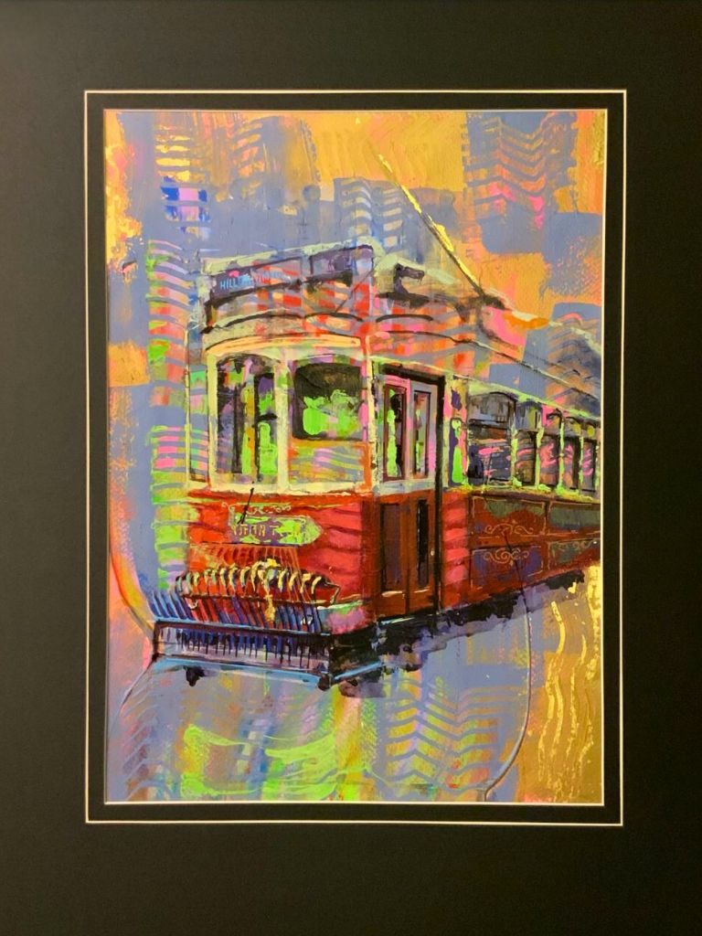 Lisbon Tram 17 x 23 in