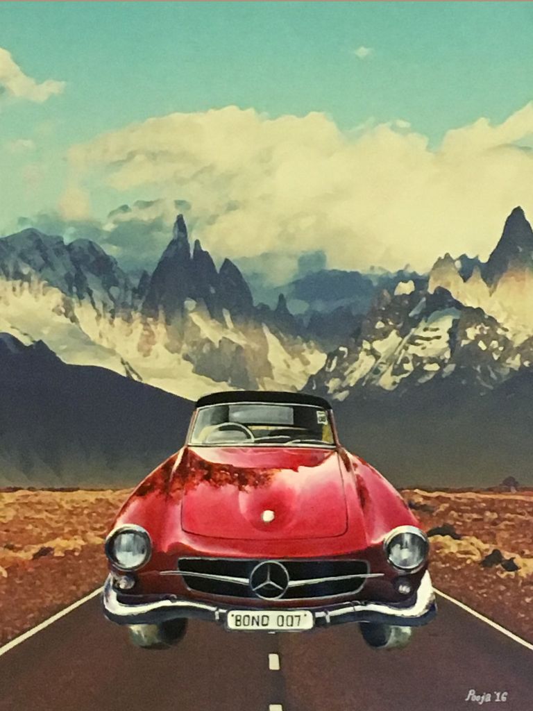 Mercedes Benz 300SL 24 x 36 in
