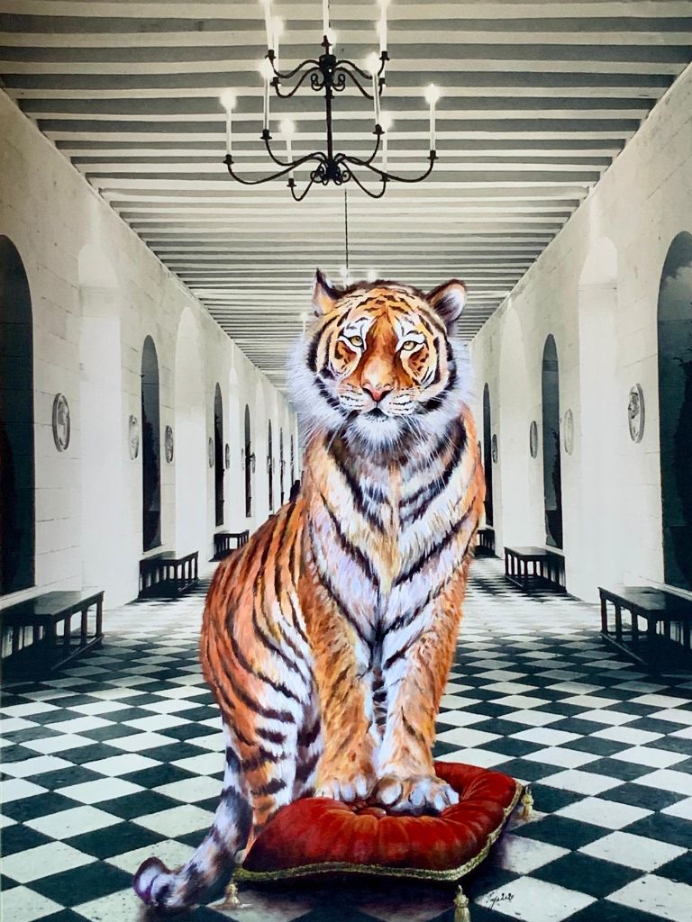Roar 36 x 48 in