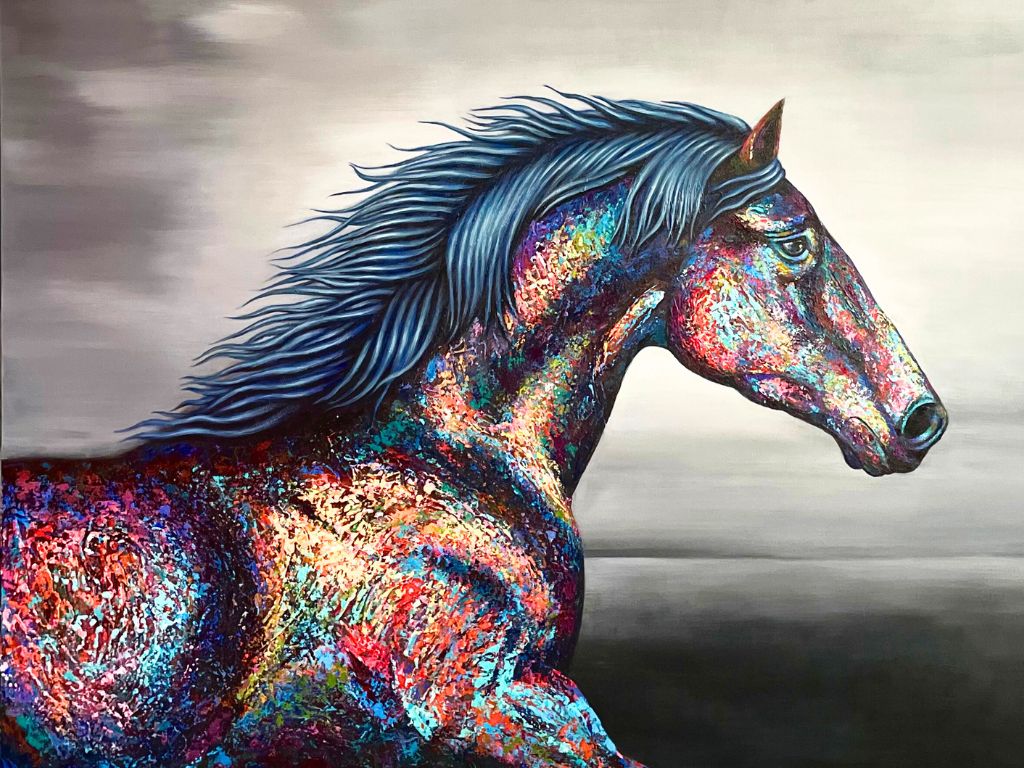 The Stallion 48 x 72 in