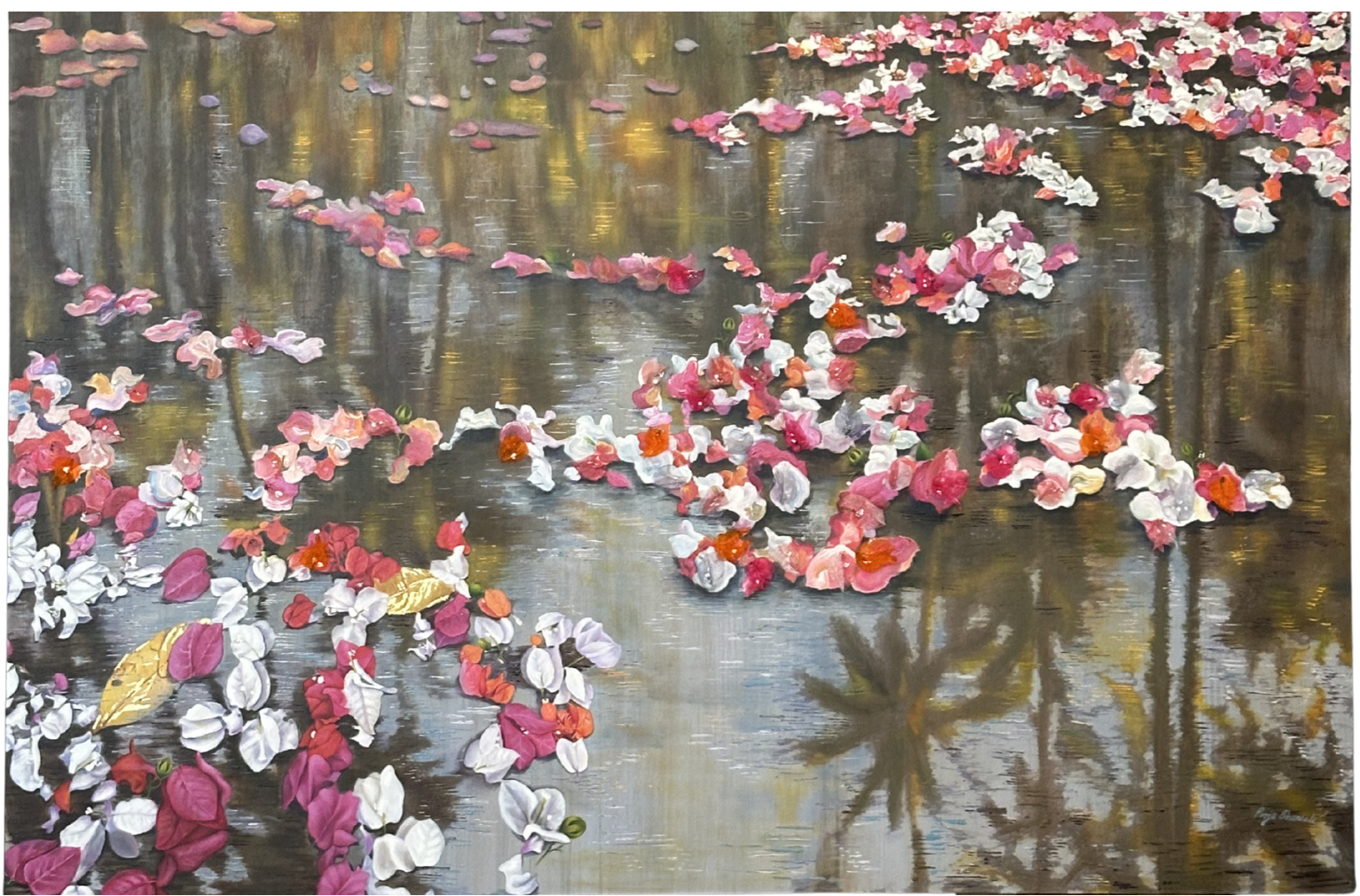 Bougainvillea Reflections